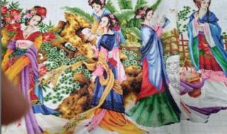 琴棋书画十字绣成品 琴棋书画十字绣成品